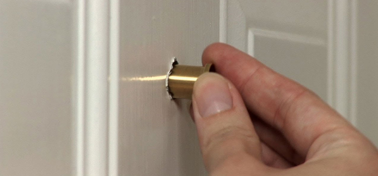 peephole door repair in Cathedral City